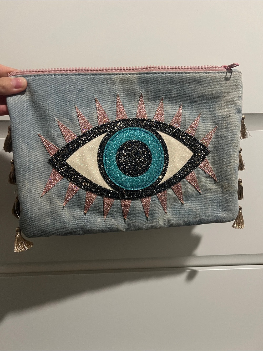 Express evil eye storage pouch